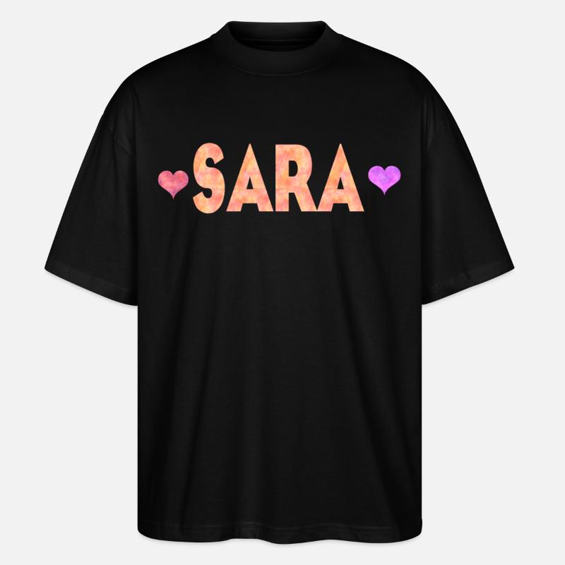 Sara - Stanley/Stella Oversized Unisex Bio T-Shirt Blaster 2.0 - Schwarz
