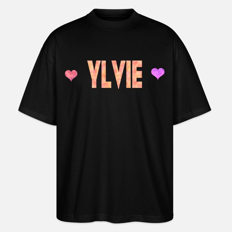 Ylvie - T-shirt bio Blaster 2.0 coupe oversize Stanley/Stella Unisexe - noir
