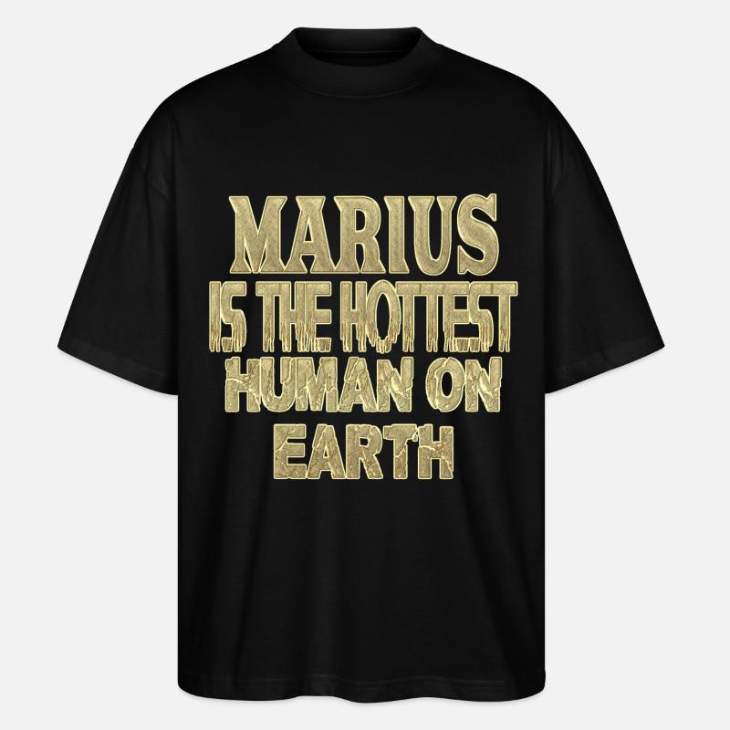 Marius - Stanley/Stella Oversized Unisex Bio T-Shirt Blaster 2.0 - Schwarz