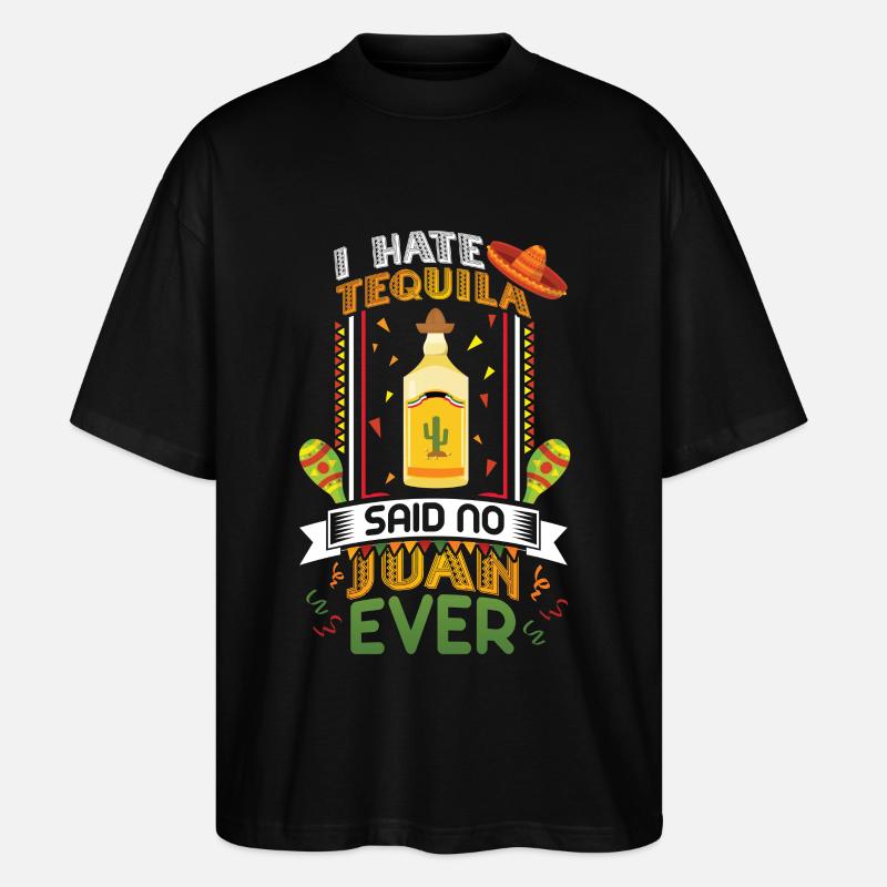 Partie de tequila potable - T-shirt bio Blaster 2.0 coupe oversize Stanley/Stella Unisexe - noir