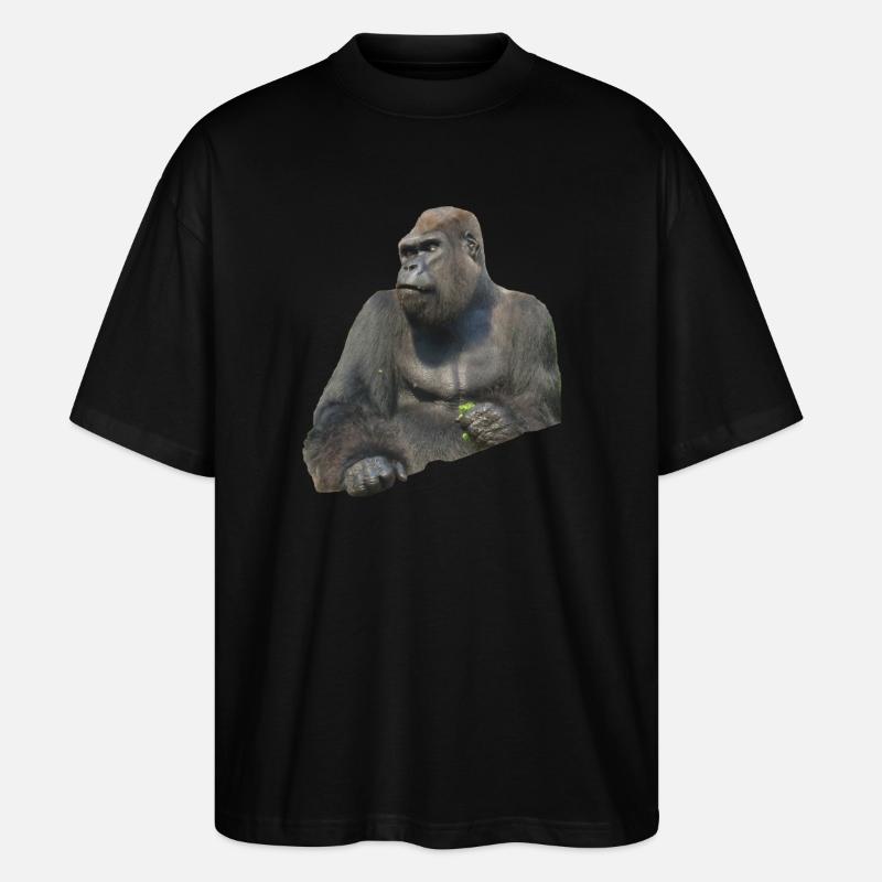 Gorilla - Stanley/Stella Oversized Unisex Bio T-Shirt Blaster 2.0 - Schwarz