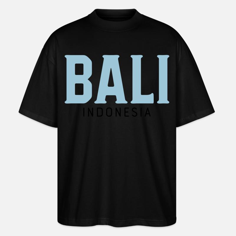 Bali - Stanley/Stella Oversized Unisex Bio T-Shirt Blaster 2.0 - Schwarz