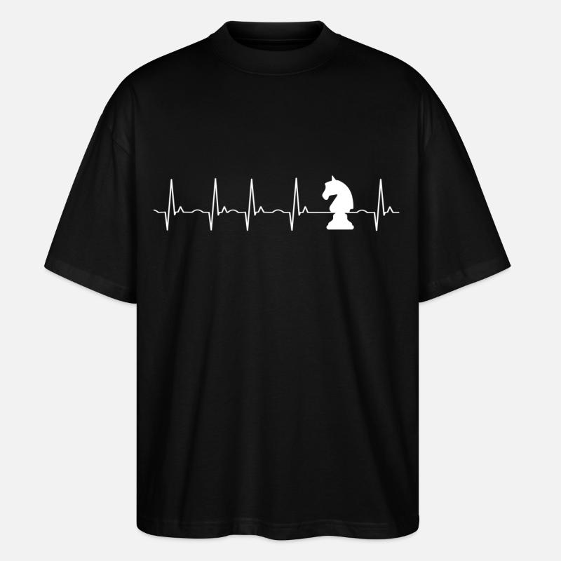 Schach - Stanley/Stella Oversized Unisex Bio T-Shirt Blaster 2.0 - Schwarz