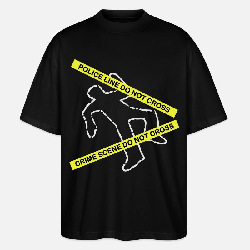 Tatort-Set - Stanley/Stella Oversized Unisex Bio T-Shirt Blaster 2.0 - Schwarz
