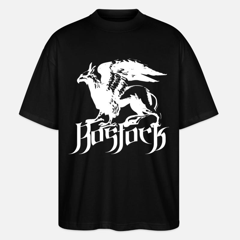 Rostock Greif - Stanley/Stella Oversized Unisex Bio T-Shirt Blaster 2.0 - Schwarz