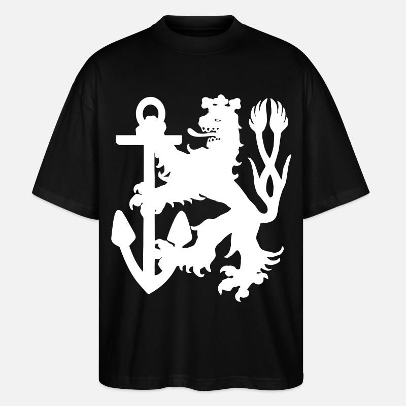 Düsseldorf - Düsseldorf Lion - T-shirt bio Blaster 2.0 coupe oversize Stanley/Stella Unisexe - noir