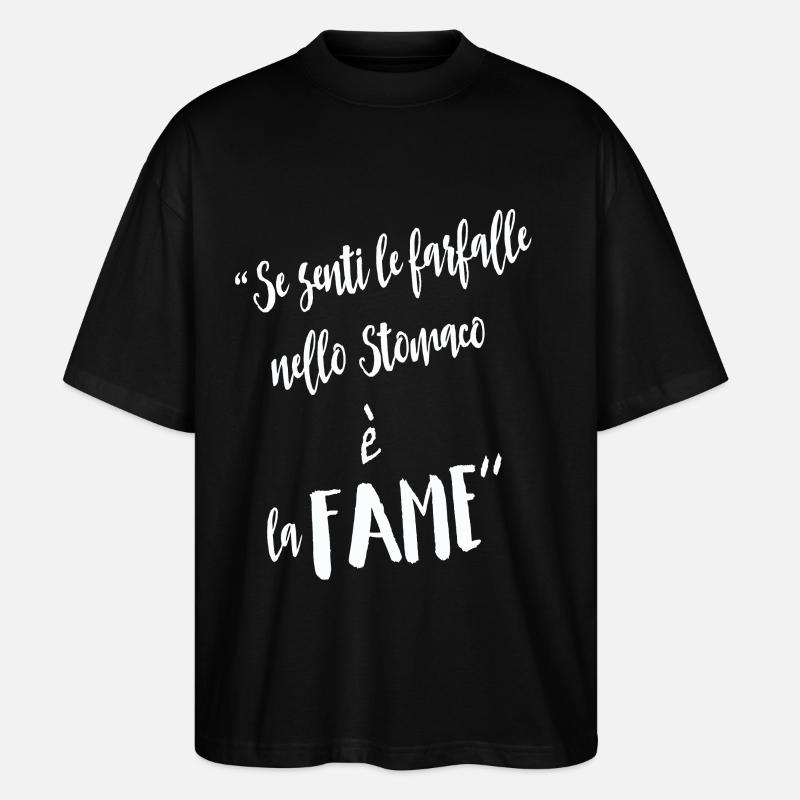 Si vous entendez les papillons - T-shirt bio Blaster 2.0 coupe oversize Stanley/Stella Unisexe - noir