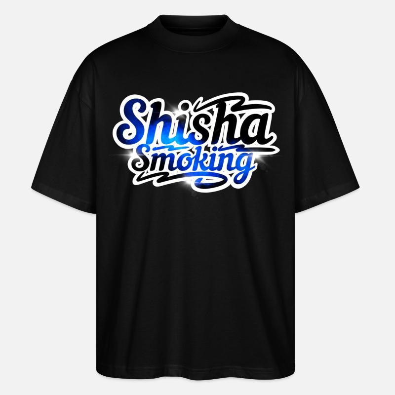 Fumer la chicha - T-shirt bio Blaster 2.0 coupe oversize Stanley/Stella Unisexe - noir
