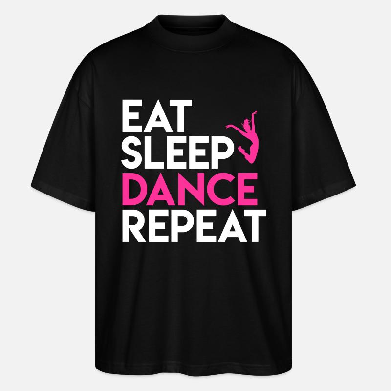 Danse et Vie Devise Design - T-shirt bio Blaster 2.0 coupe oversize Stanley/Stella Unisexe - noir