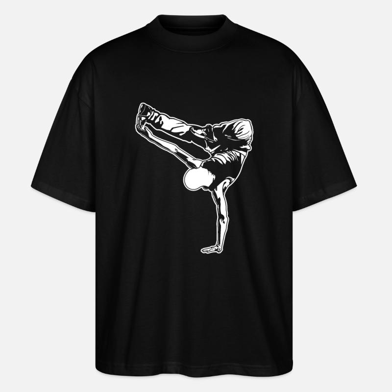 Breakdancer - Stanley/Stella Oversized Unisex Bio T-Shirt Blaster 2.0 - Schwarz