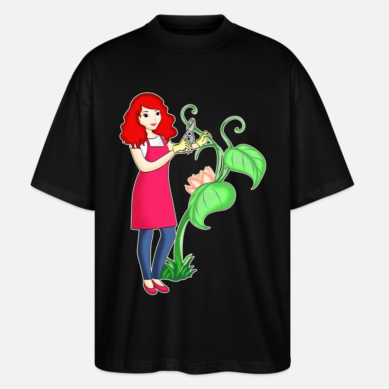 Floristin - Stanley/Stella Oversized Unisex Bio T-Shirt Blaster 2.0 - Schwarz