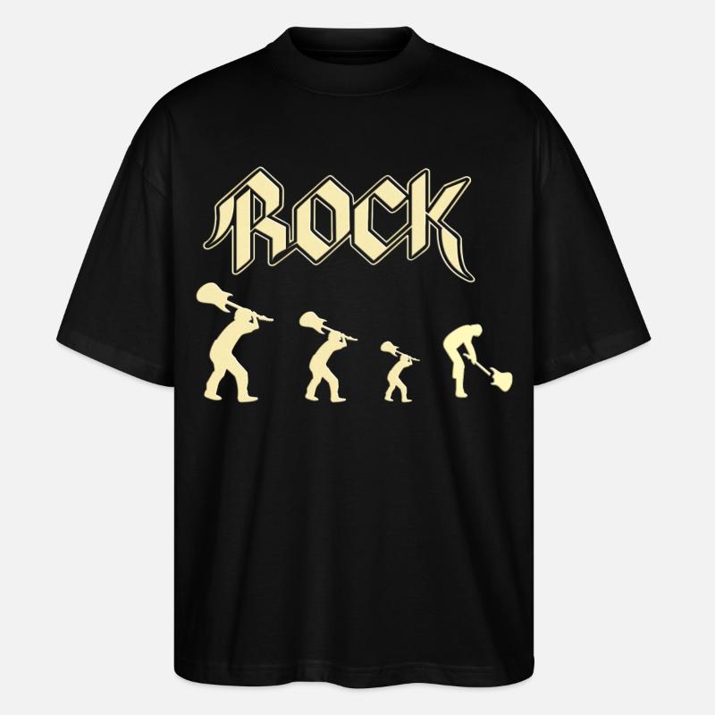 Rock - Stanley/Stella Oversized Unisex Bio T-Shirt Blaster 2.0 - Schwarz