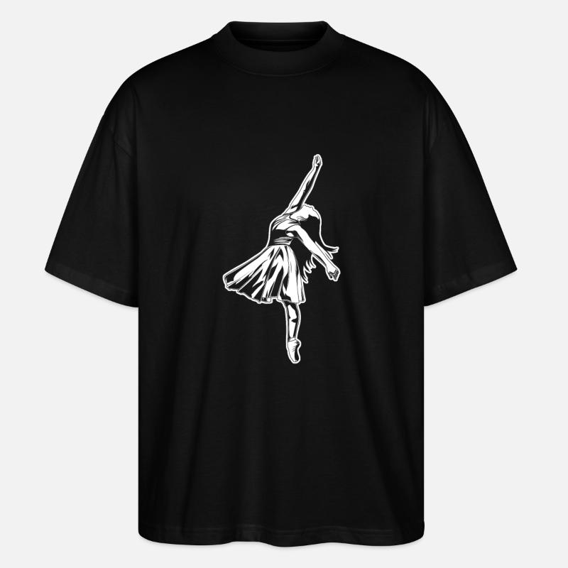 Ballett - Stanley/Stella Oversized Unisex Bio T-Shirt Blaster 2.0 - Schwarz