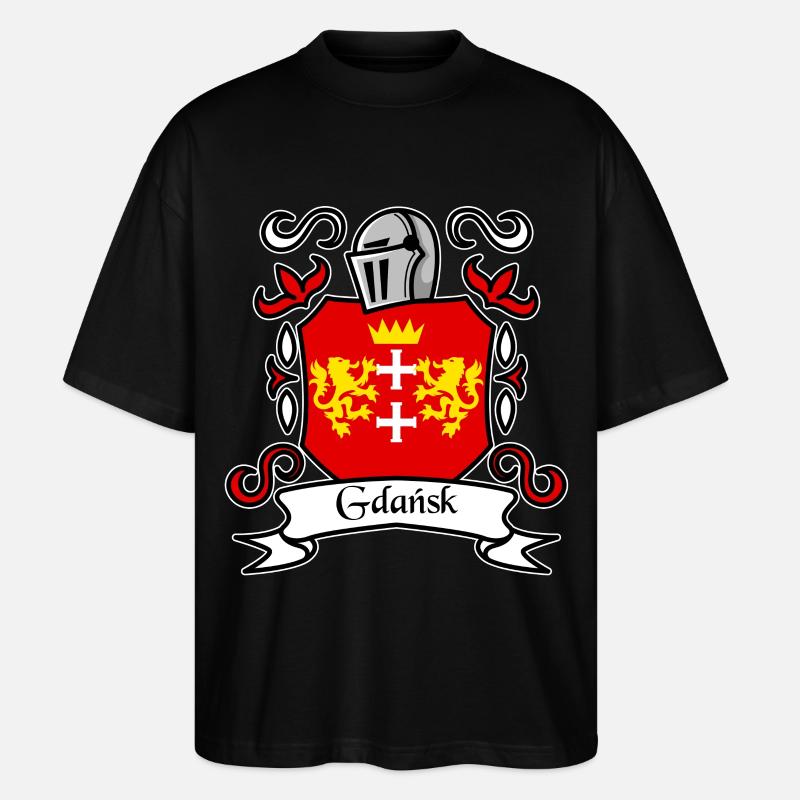 Danzig - Polen - Stanley/Stella Oversized Unisex Bio T-Shirt Blaster 2.0 - Schwarz