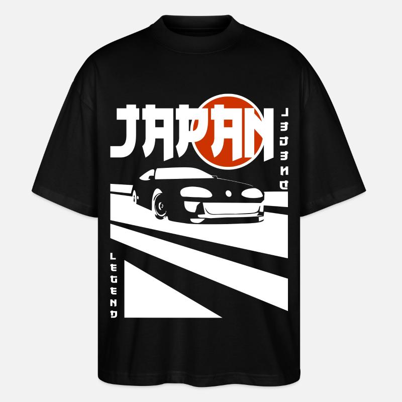 Japan Legend – JDM Auto Power - Stanley/Stella Oversized Unisex Bio T-Shirt Blaster 2.0 - Schwarz