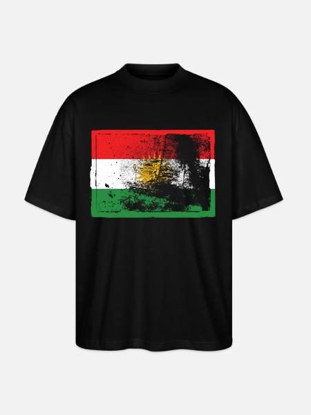 Kurdes Kurdistan - T-shirt bio Blaster 2.0 coupe oversize Stanley/Stella Unisexe - noir