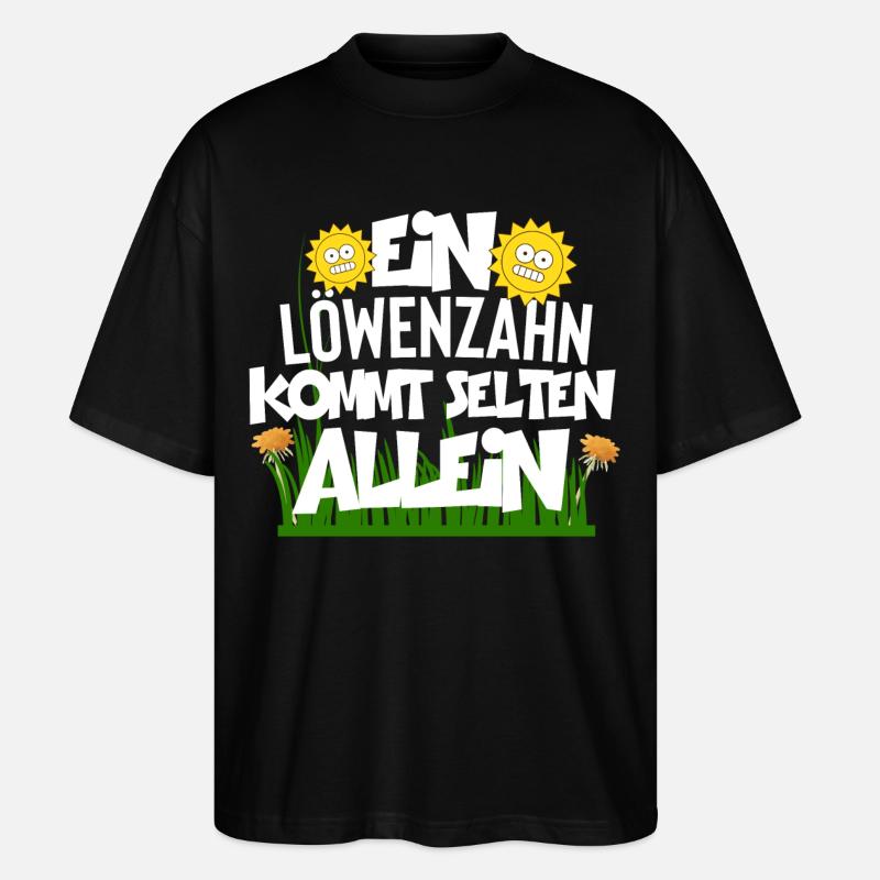 Garten Gärtner - Stanley/Stella Oversized Unisex Bio T-Shirt Blaster 2.0 - Schwarz
