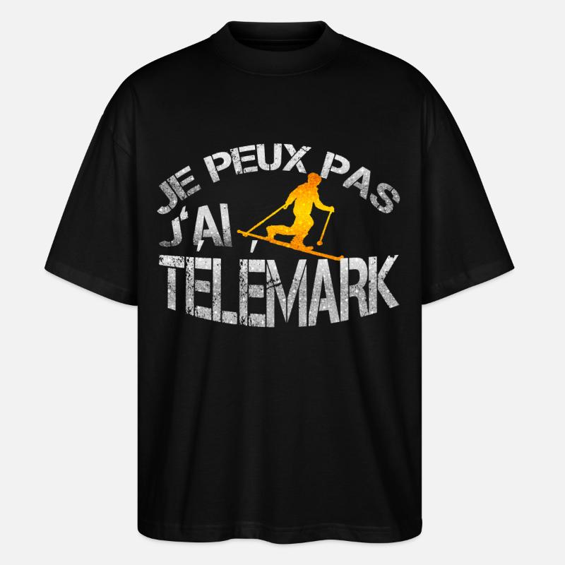 tlmark - Stanley/Stella Oversized Unisex Bio T-Shirt Blaster 2.0 - Schwarz
