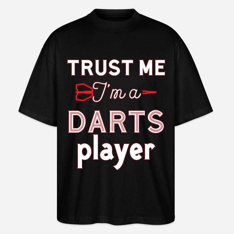 Darts Dart - Stanley/Stella Oversized Unisex Bio T-Shirt Blaster 2.0 - Schwarz
