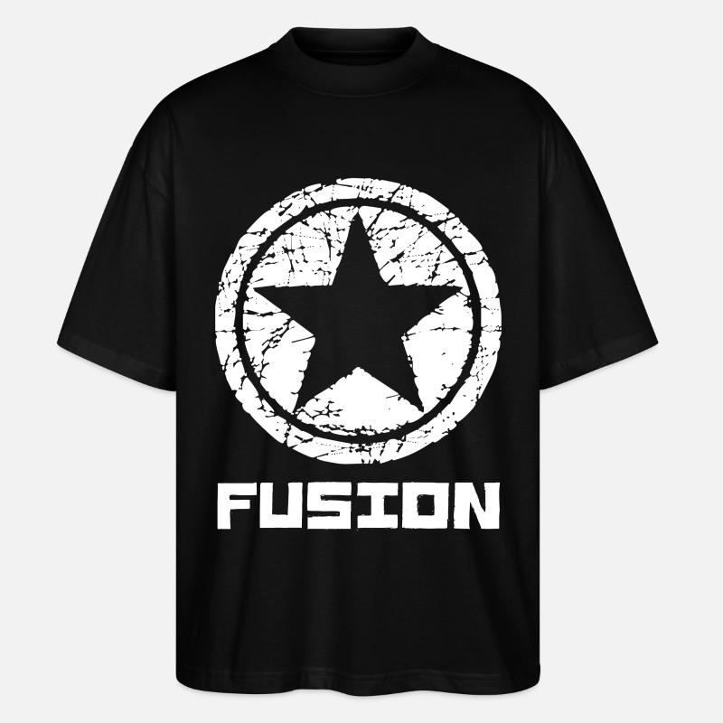 Fusion - Stanley/Stella Oversized Unisex Bio T-Shirt Blaster 2.0 - Schwarz
