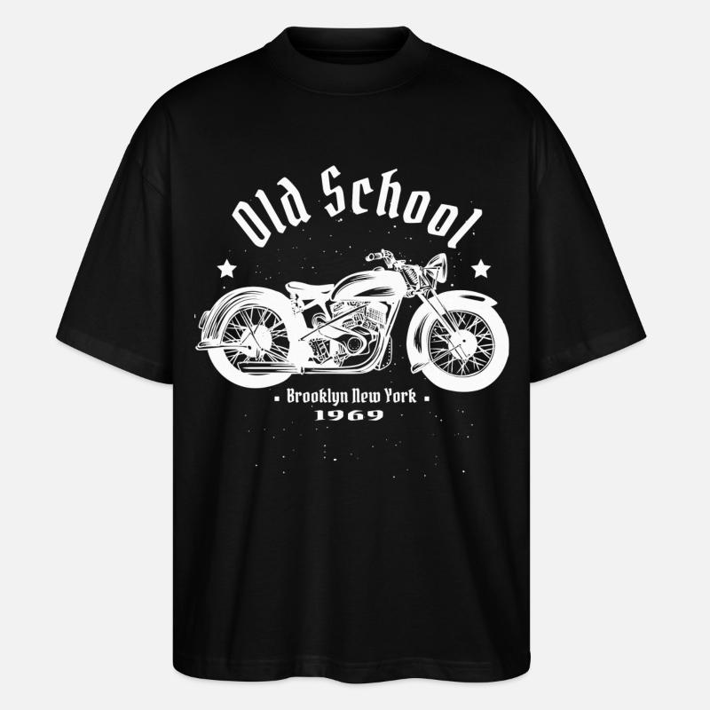Biker - Stanley/Stella Oversized Unisex Bio T-Shirt Blaster 2.0 - Schwarz