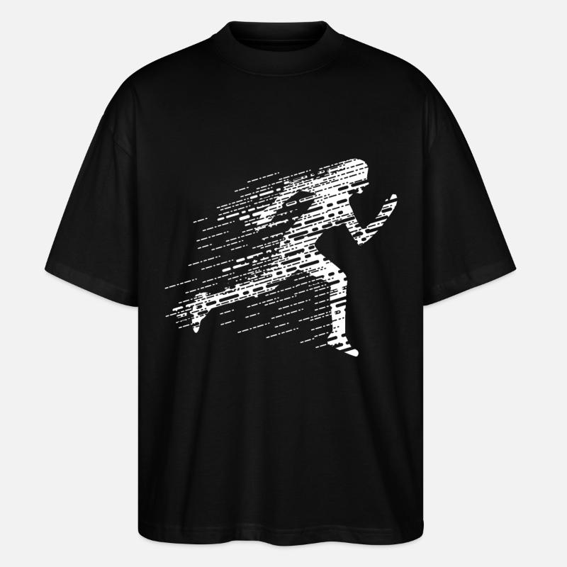 Sprinterin - Stanley/Stella Oversized Unisex Bio T-Shirt Blaster 2.0 - Schwarz