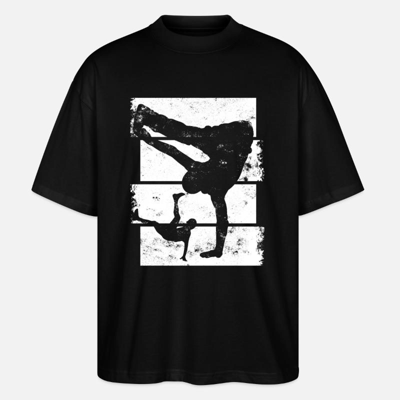 Breakdancer - Stanley/Stella Oversized Unisex Bio T-Shirt Blaster 2.0 - Schwarz