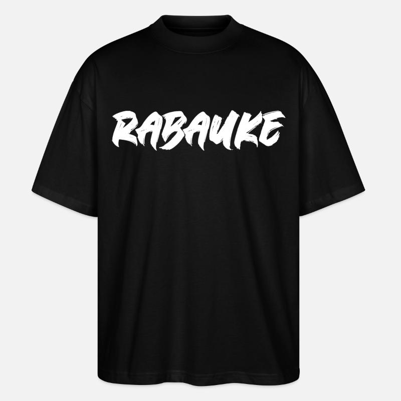 Rabauke - Stanley/Stella Oversized Unisex Bio T-Shirt Blaster 2.0 - Schwarz
