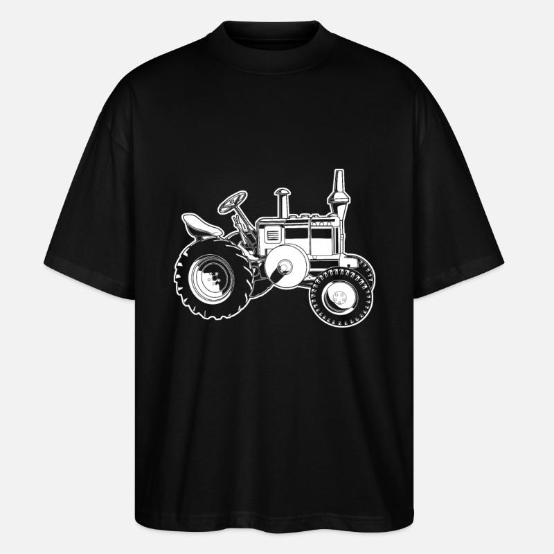 Traktor - Stanley/Stella Oversized Unisex Bio T-Shirt Blaster 2.0 - Schwarz