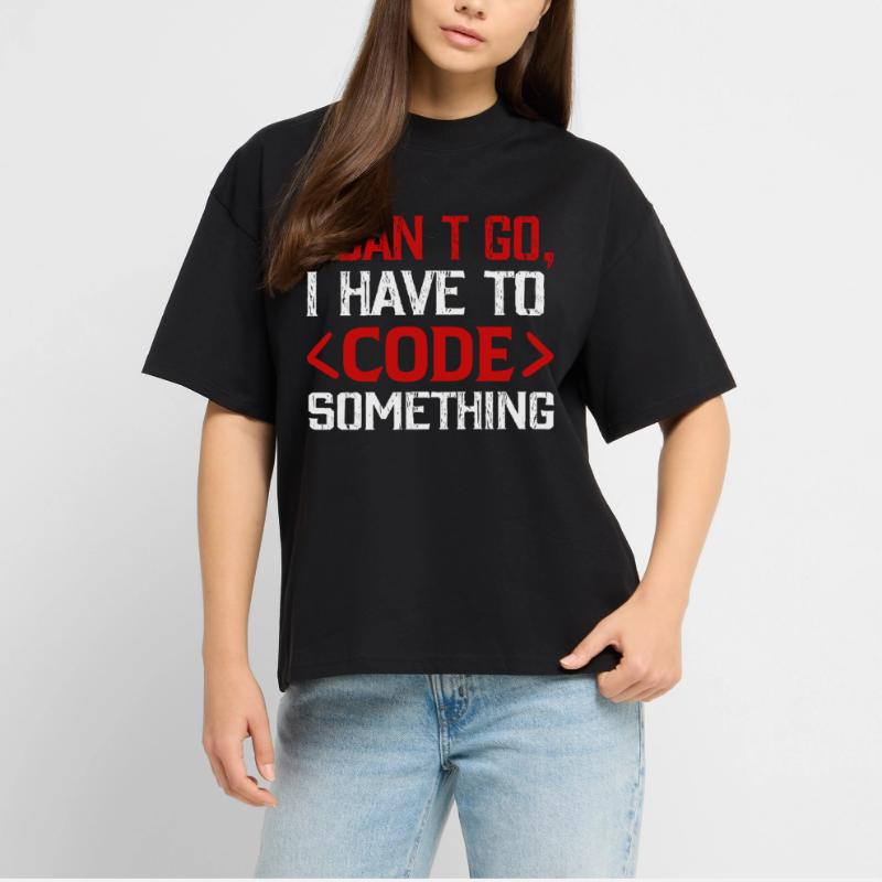 Programmeur, Nerd , Code informatique T-shirt bio Blaster 2.0 coupe oversize Stanley/Stella Unisexe