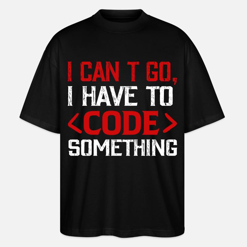 Programmeur, Nerd , Code informatique - T-shirt bio Blaster 2.0 coupe oversize Stanley/Stella Unisexe - noir
