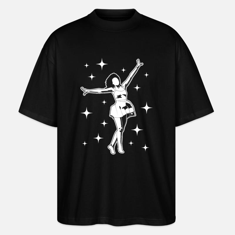 Danseuse - T-shirt bio Blaster 2.0 coupe oversize Stanley/Stella Unisexe - noir