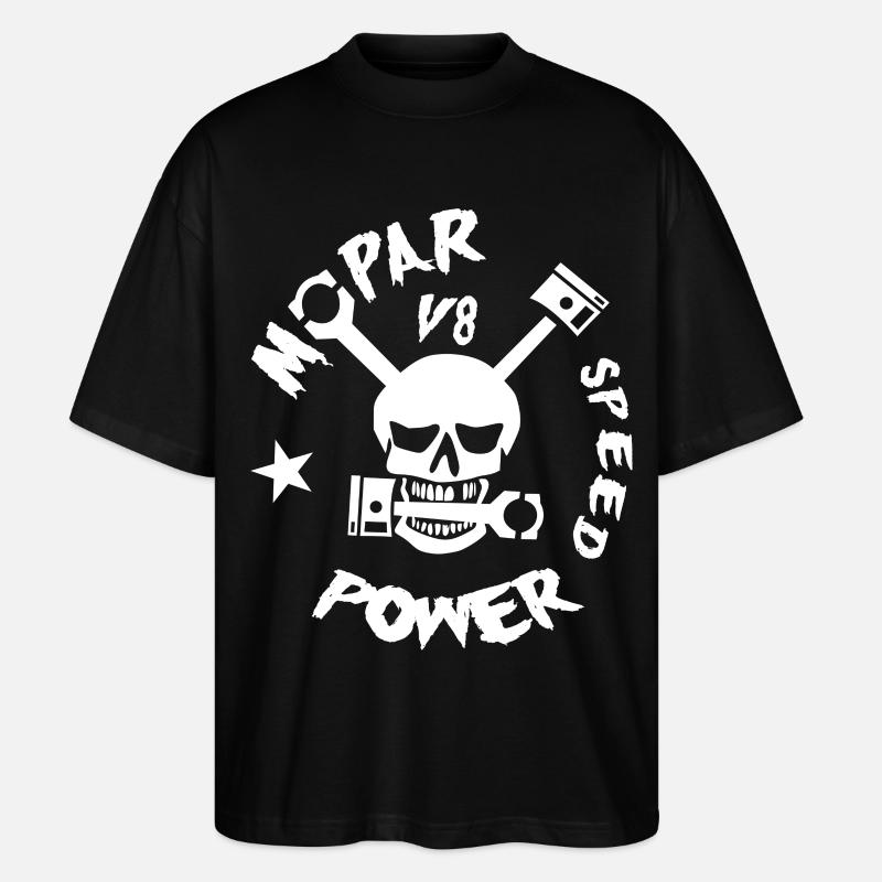 Mopar V8 Power - Stanley/Stella Oversized Unisex Bio T-Shirt Blaster 2.0 - Schwarz