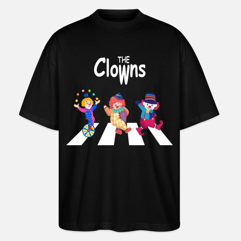 Die Clowns - Stanley/Stella Oversized Unisex Bio T-Shirt Blaster 2.0 - Schwarz