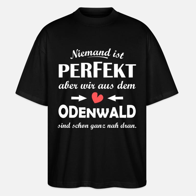 Odenwald - Stanley/Stella Oversized Unisex Bio T-Shirt Blaster 2.0 - Schwarz