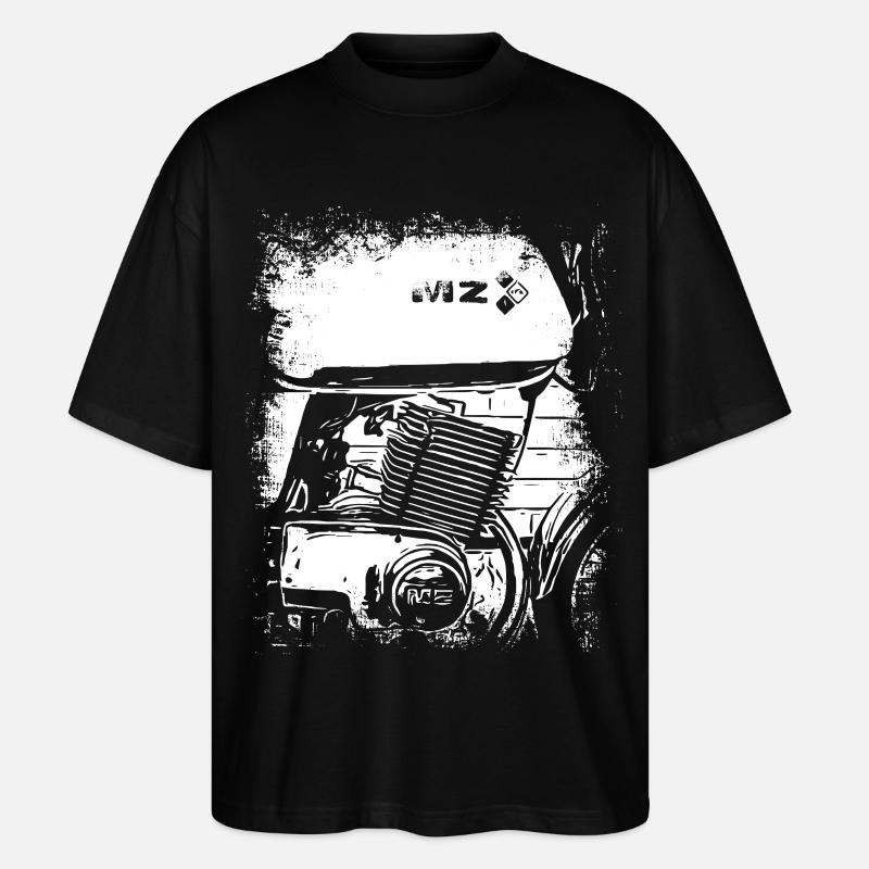 MZ ETZ 250 | Motorrad - Stanley/Stella Oversized Unisex Bio T-Shirt Blaster 2.0 - Schwarz