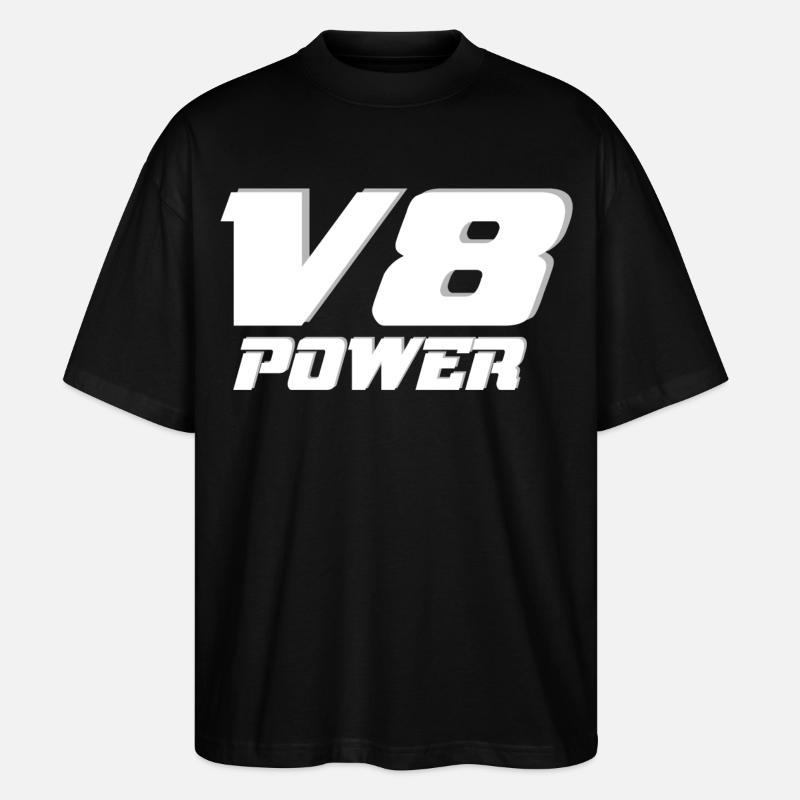 V8 - Stanley/Stella Oversized Unisex Bio T-Shirt Blaster 2.0 - Schwarz