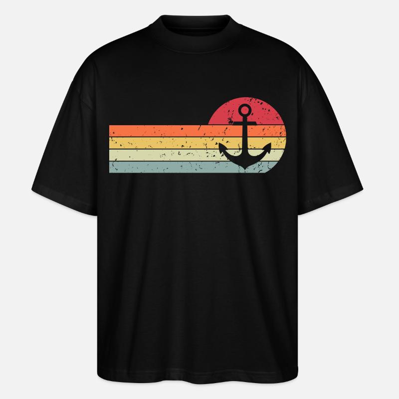 Anker - Stanley/Stella Oversized Unisex Bio T-Shirt Blaster 2.0 - Schwarz