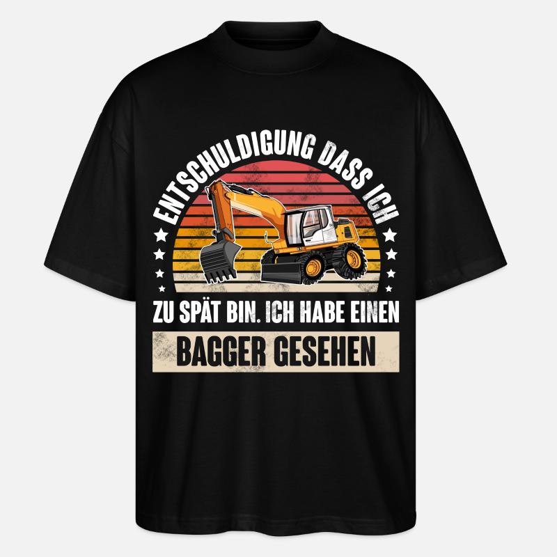 Bagger - Stanley/Stella Oversized Unisex Bio T-Shirt Blaster 2.0 - Schwarz