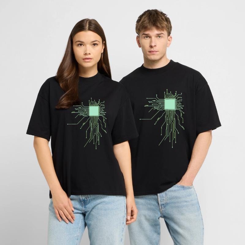 conseil d’administration core cpu ordinateur nerd pc humour geek code T-shirt bio Blaster 2.0 coupe oversize Stanley/Stella Unisexe