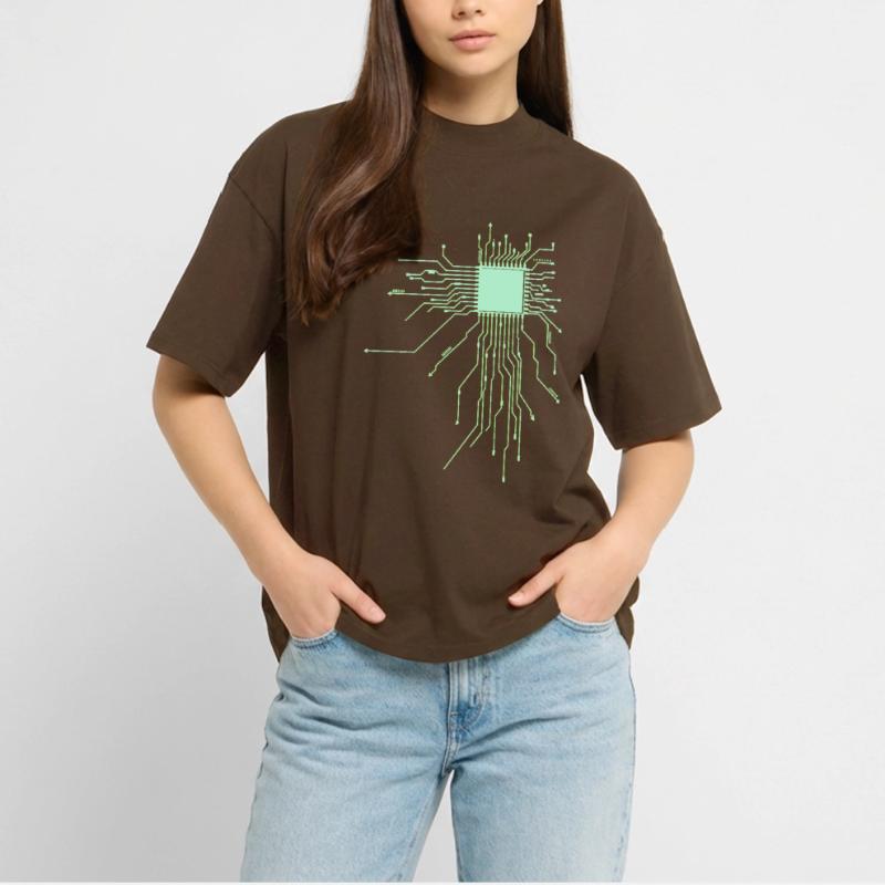 conseil d’administration core cpu ordinateur nerd pc humour geek code T-shirt bio Blaster 2.0 coupe oversize Stanley/Stella Unisexe