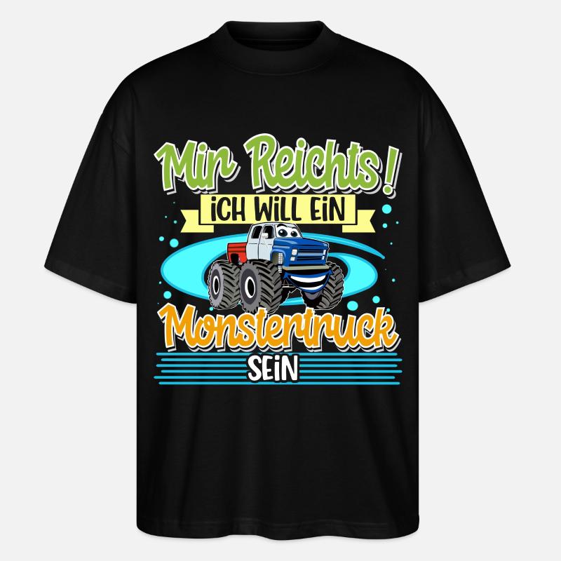 Monstertruck - Stanley/Stella Oversized Unisex Bio T-Shirt Blaster 2.0 - Schwarz