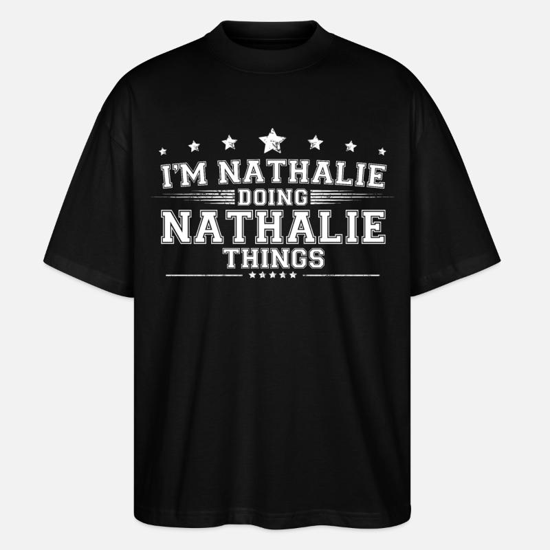 Nathalie - T-shirt bio Blaster 2.0 coupe oversize Stanley/Stella Unisexe - noir