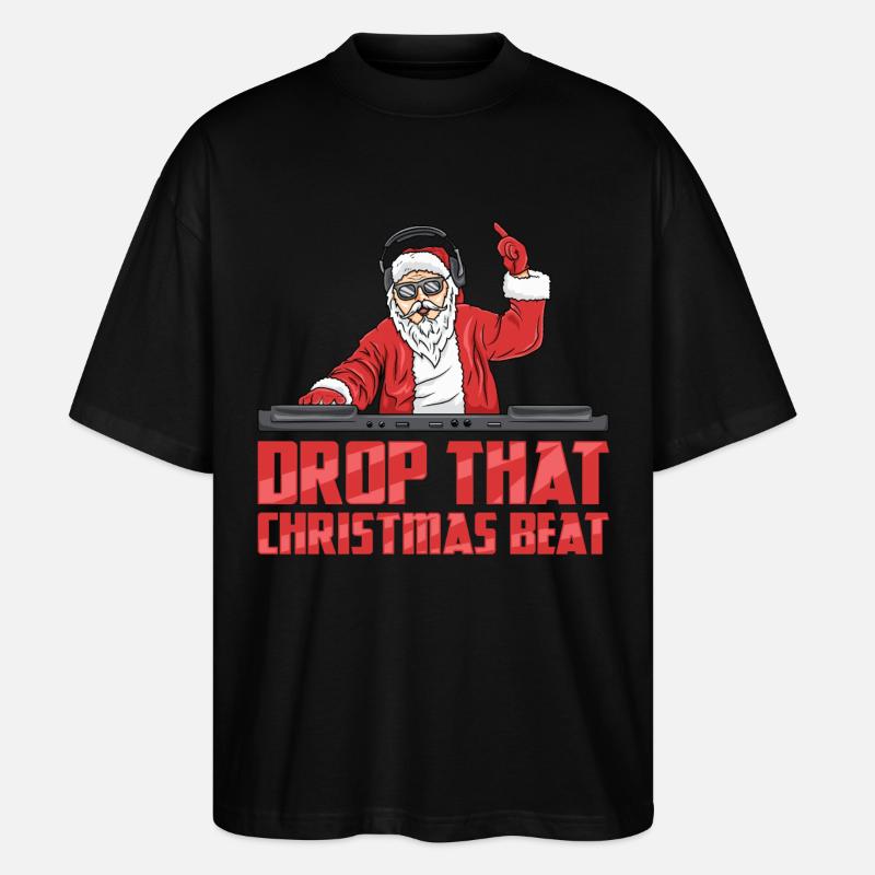 DJ Santa - Stanley/Stella Oversized Unisex Bio T-Shirt Blaster 2.0 - Schwarz