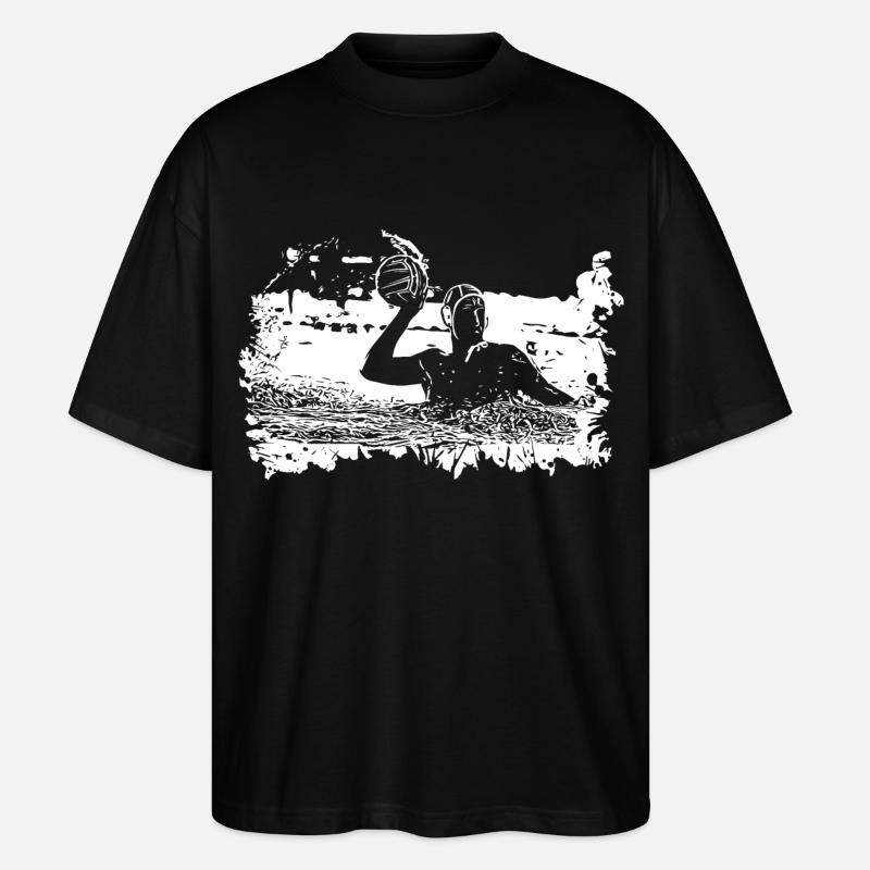 Wasserballer - Stanley/Stella Oversized Unisex Bio T-Shirt Blaster 2.0 - Schwarz