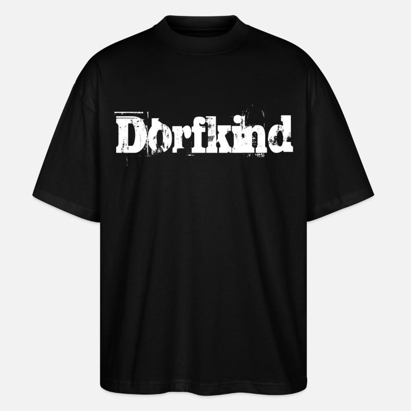 Dorfkind - Stanley/Stella Oversized Unisex Bio T-Shirt Blaster 2.0 - Schwarz