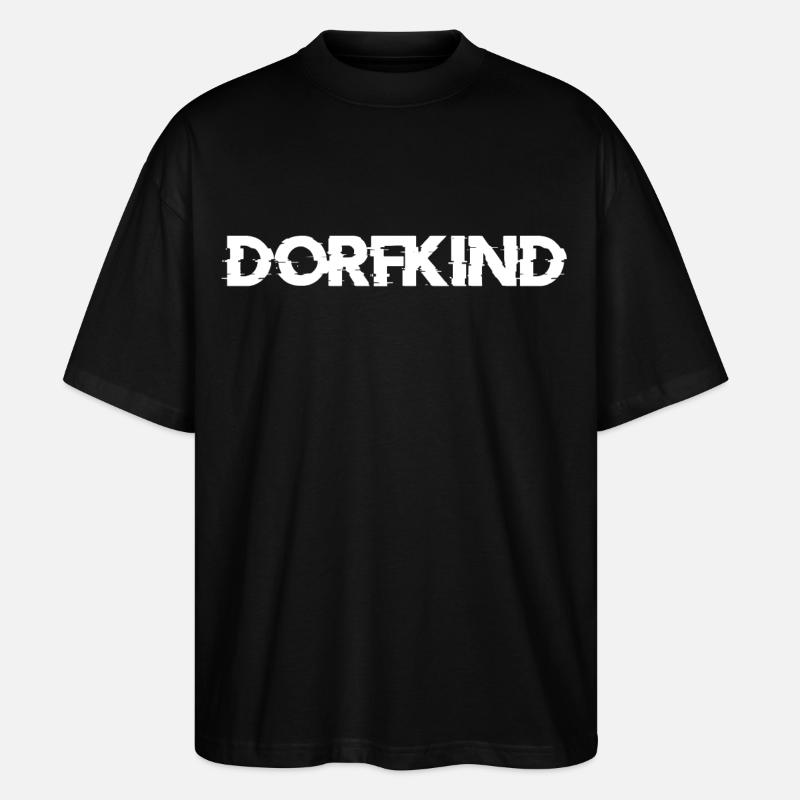 Dorfkind - Stanley/Stella Oversized Unisex Bio T-Shirt Blaster 2.0 - Schwarz