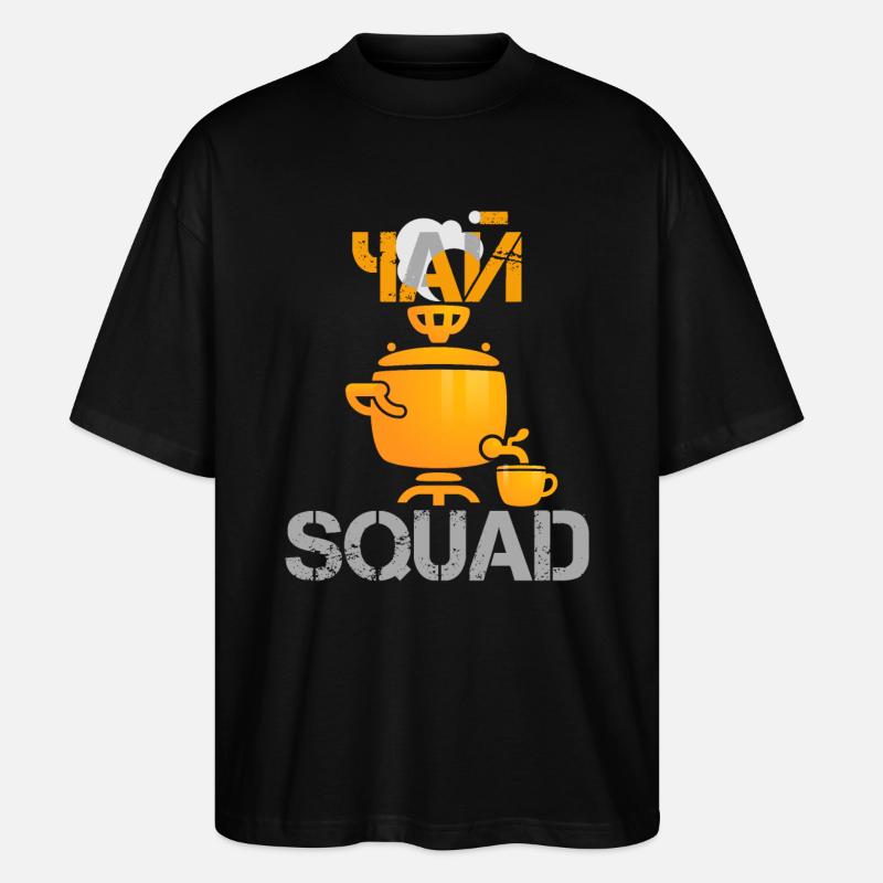 TEE SQUAD Cadeau russe - T-shirt bio Blaster 2.0 coupe oversize Stanley/Stella Unisexe - noir