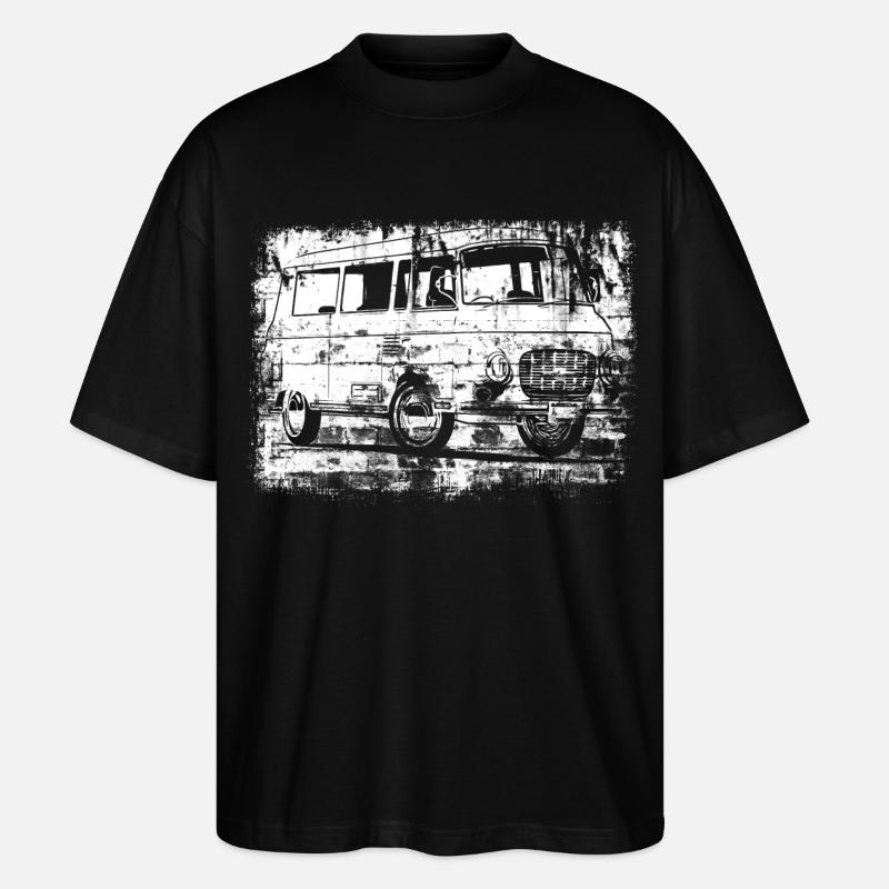 Barkas B1000 Grunge Look - Stanley/Stella Oversized Unisex Bio T-Shirt Blaster 2.0 - Schwarz