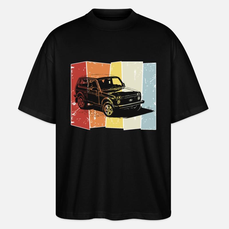Lada Niwa - Stanley/Stella Oversized Unisex Bio T-Shirt Blaster 2.0 - Schwarz